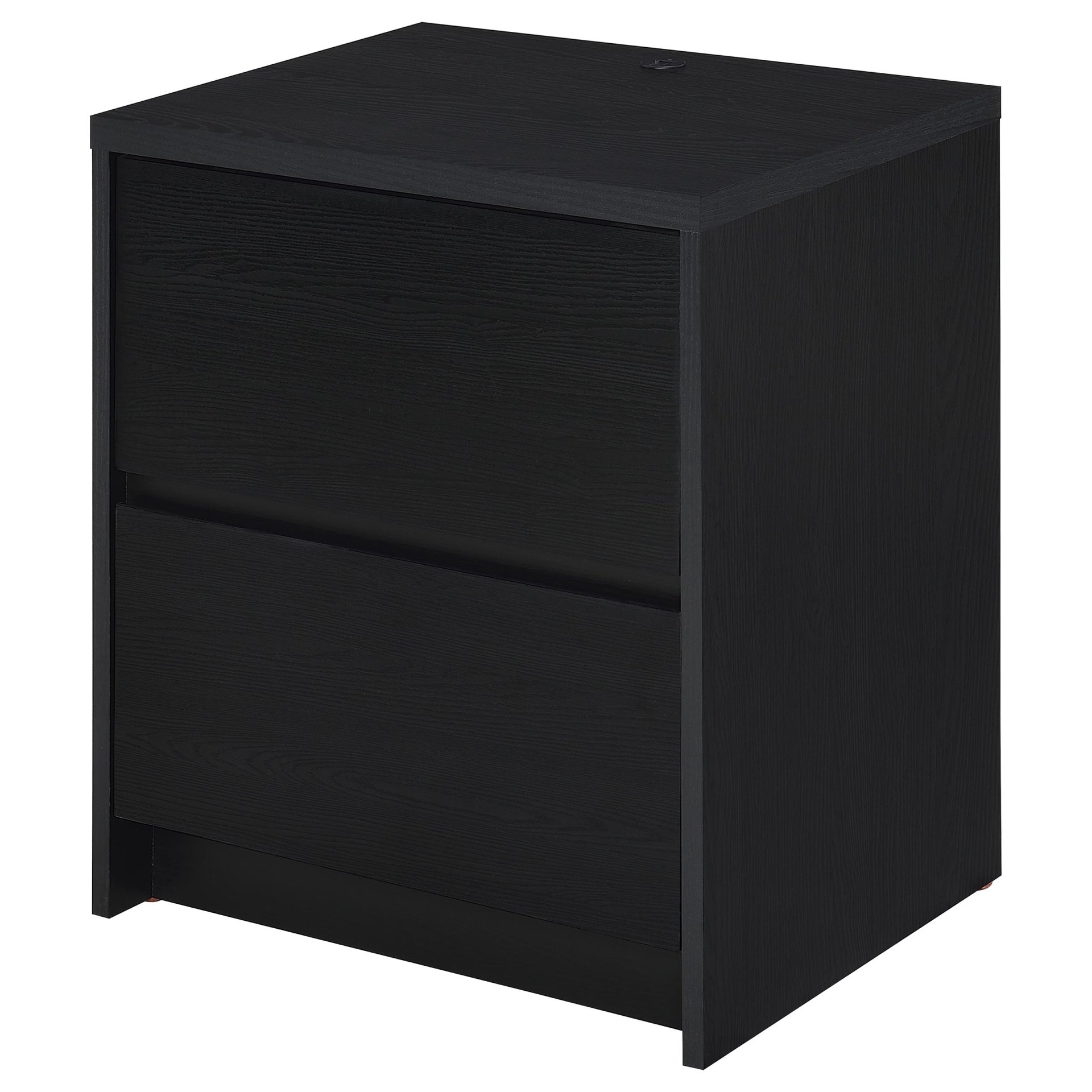 Nightstand Grain With Dual USB Ports And Motion Sensor LED Light - Black - Image 6