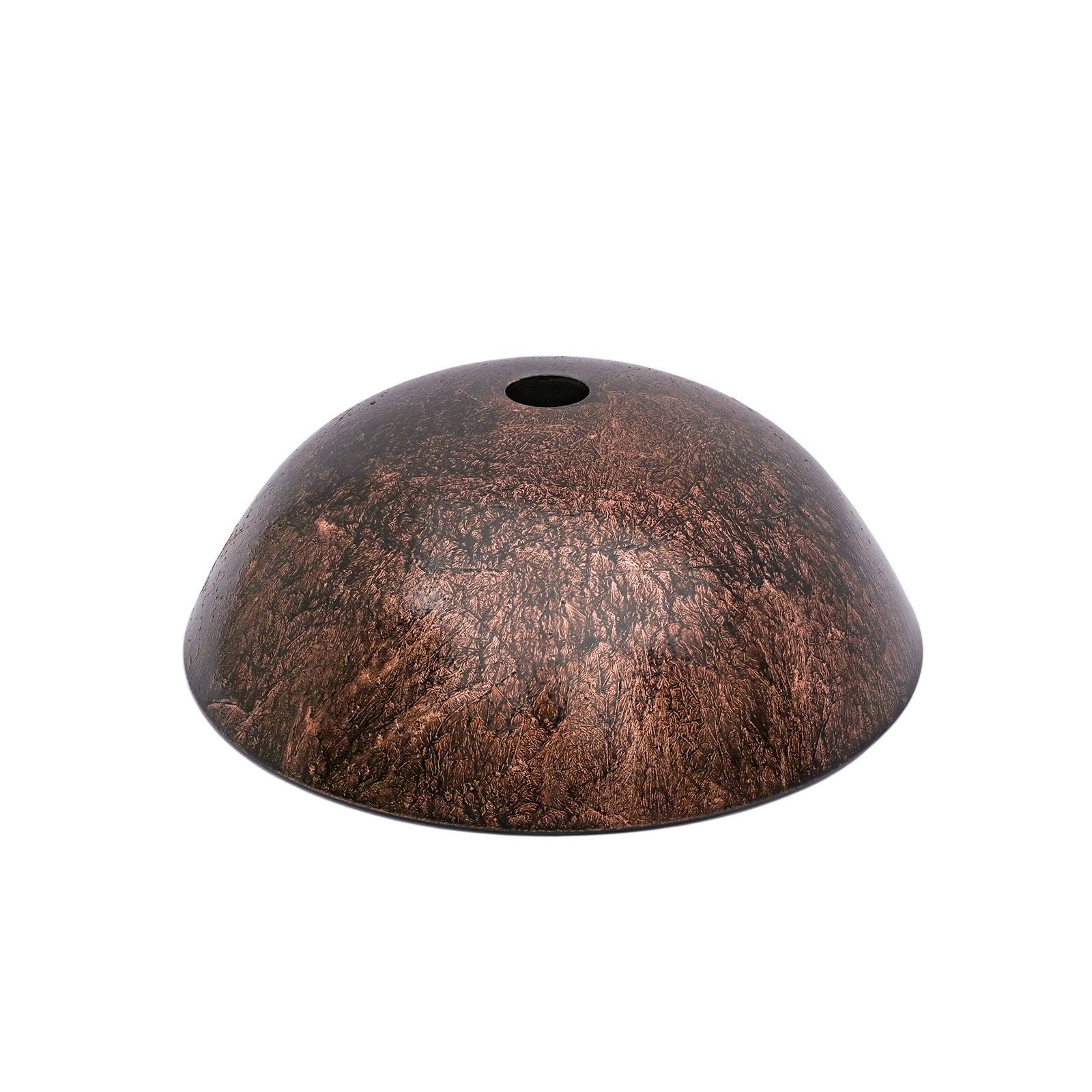 Textured Vessel Sink With Faucet And Pop Up Drain, Oval Basin Vanity For Bathroom - Brown - Image 9