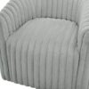Alexa Barrel Swivel Chair - Grey - Image 7