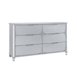 Laura - Dresser With Spacious Drawers - Silver