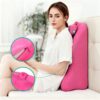 Ergonomic Spinal Posture Support Bed Pillow - Pink - Image 4
