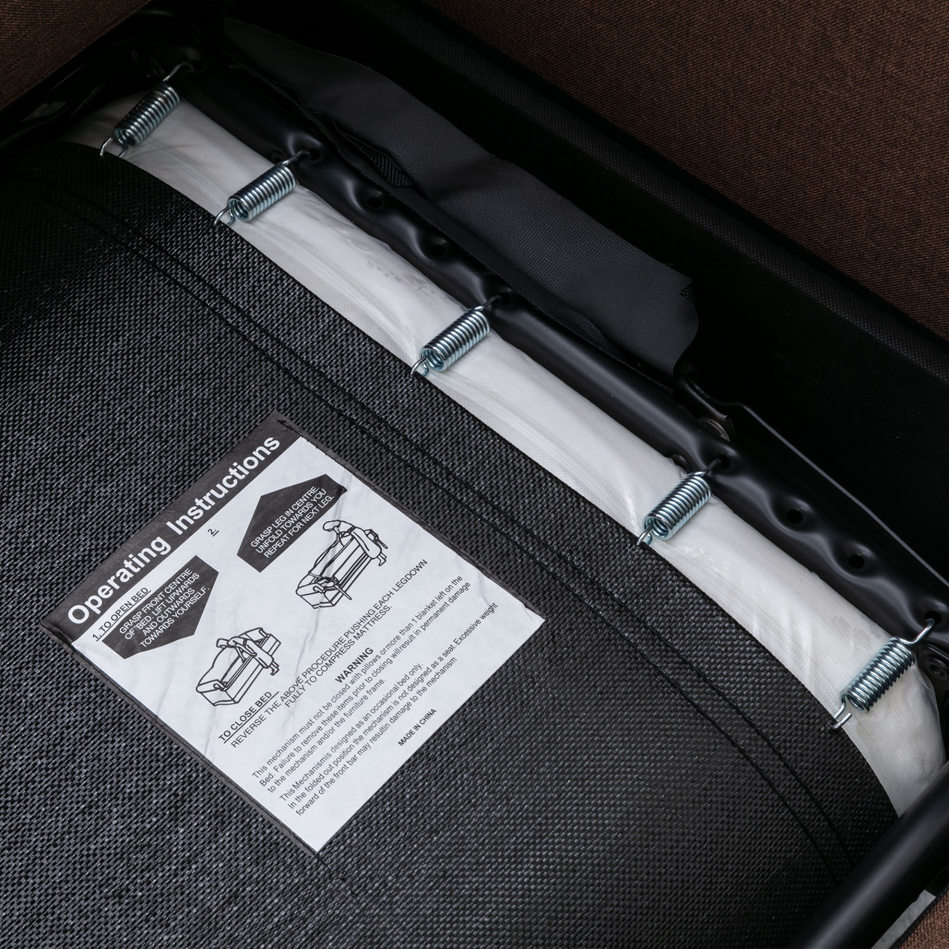 Pull Out Sofa Bed Loveseat Sleeper With Twin Size Memory Mattress With Two USB Ports For Living Room Spaces - Brown - Image 13