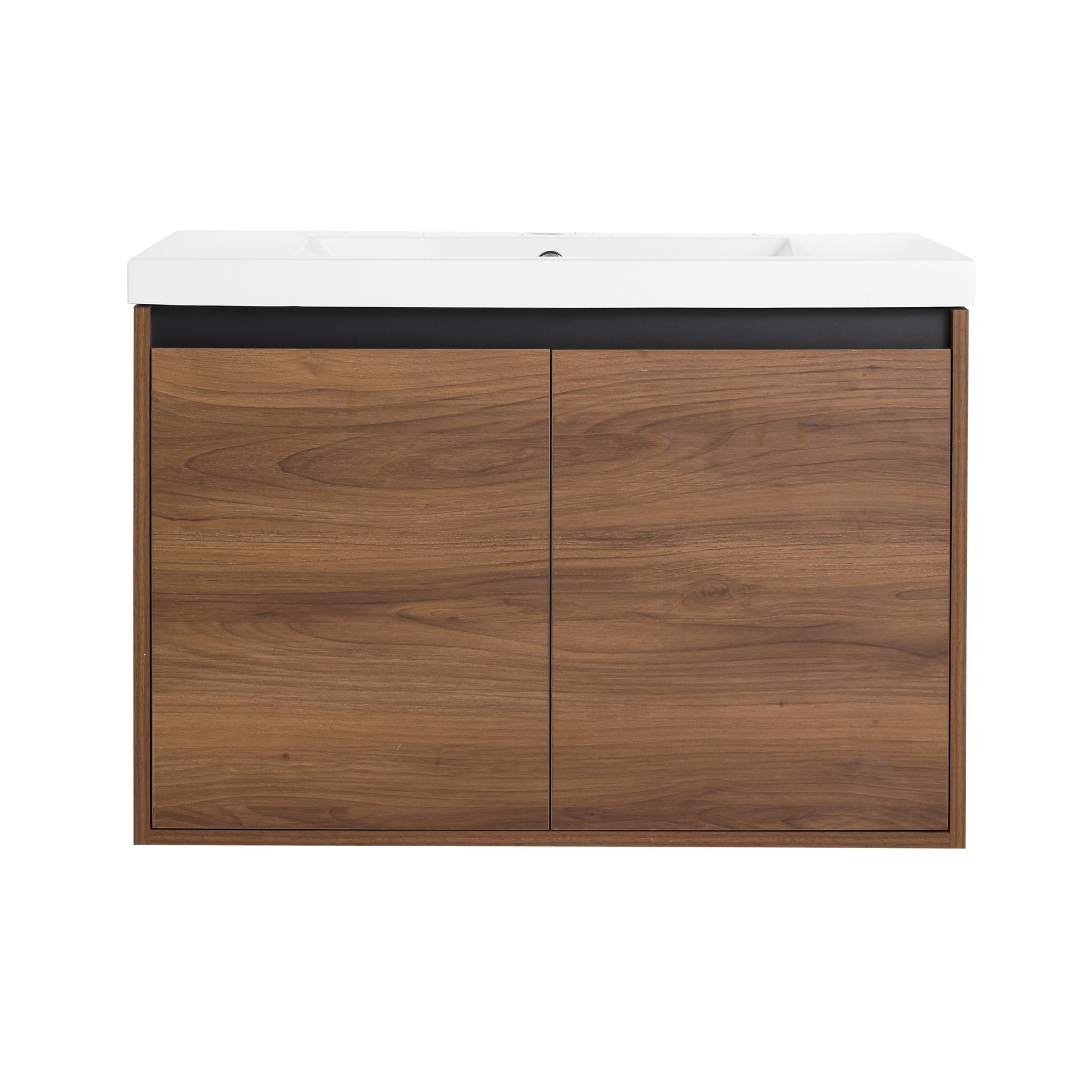 Bathroom Vanity With Resin Countertop Sink - Brown - Image 16