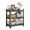 3 Tier Shelf, Adjustable Divider Unit, Suitable For Home - Black - Image 4