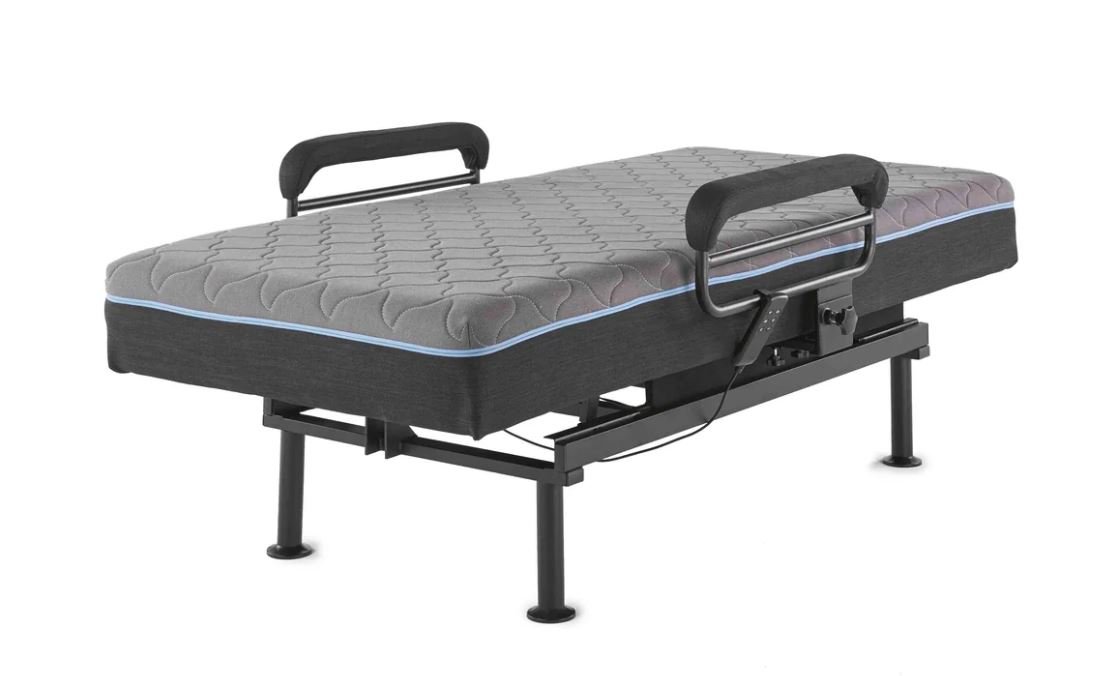 Adjustable Sleep To Stand Bed With Convenient Lift Assist Txl - Blue - Image 8