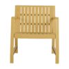 2 Piece Indoor / Outdoor Furniture Set (One Chair And 1 Coffee Table), UV Resistant, Waterproof And Durable - Brick Yellow - Image 11