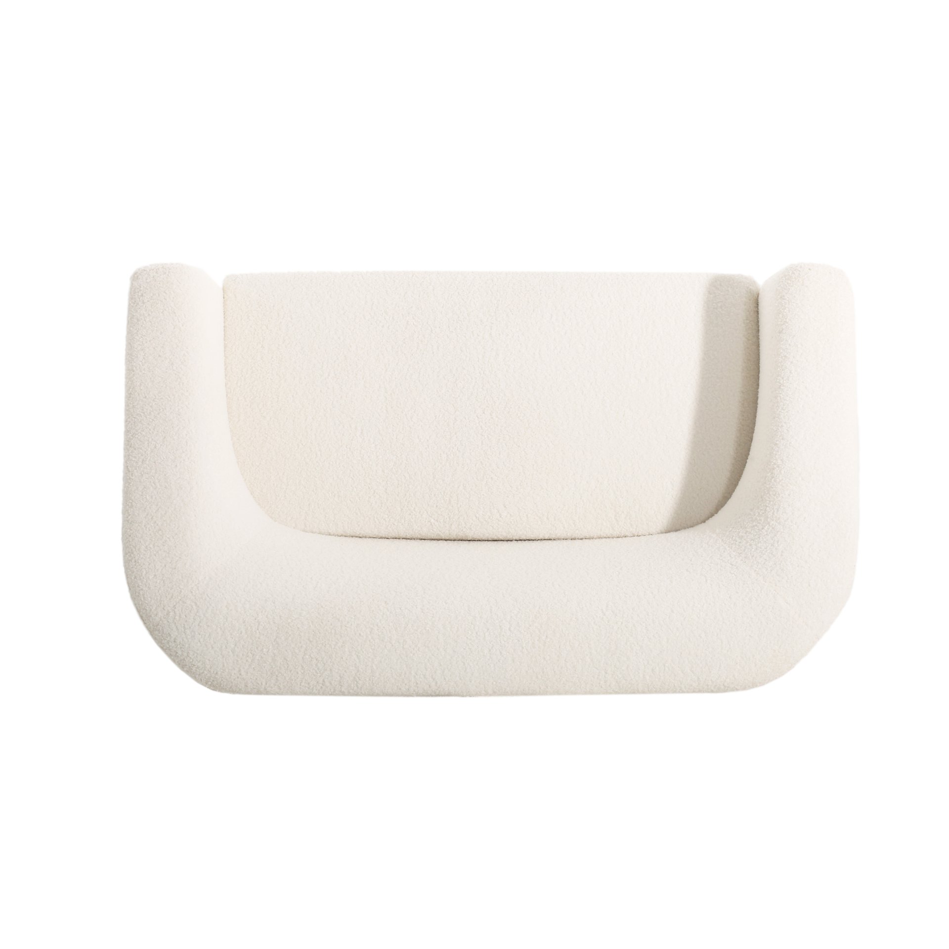 Modern Design Style Loveseat - White - Image 4