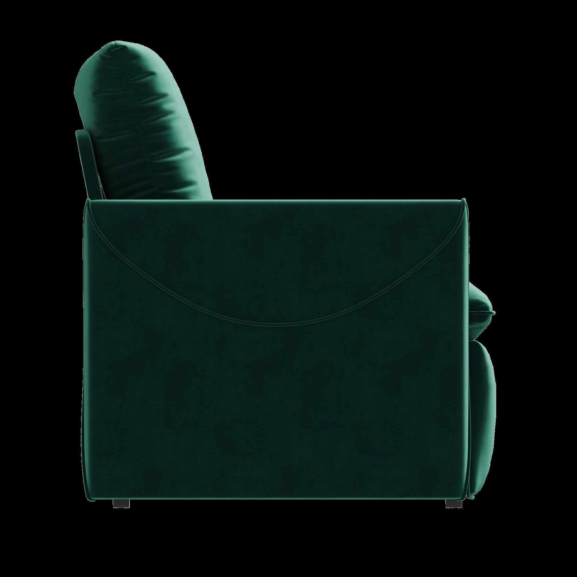 Pull Out Sofa Bed, 3 Seat Convertible Sleeper Sofa With 2 In 1 Pillow And Blanket Set Multifunctional Velvet Sofa Bed - Green - Image 11