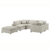 Cassandra - Modular 6 Piece Sectional - Beige - Image 12