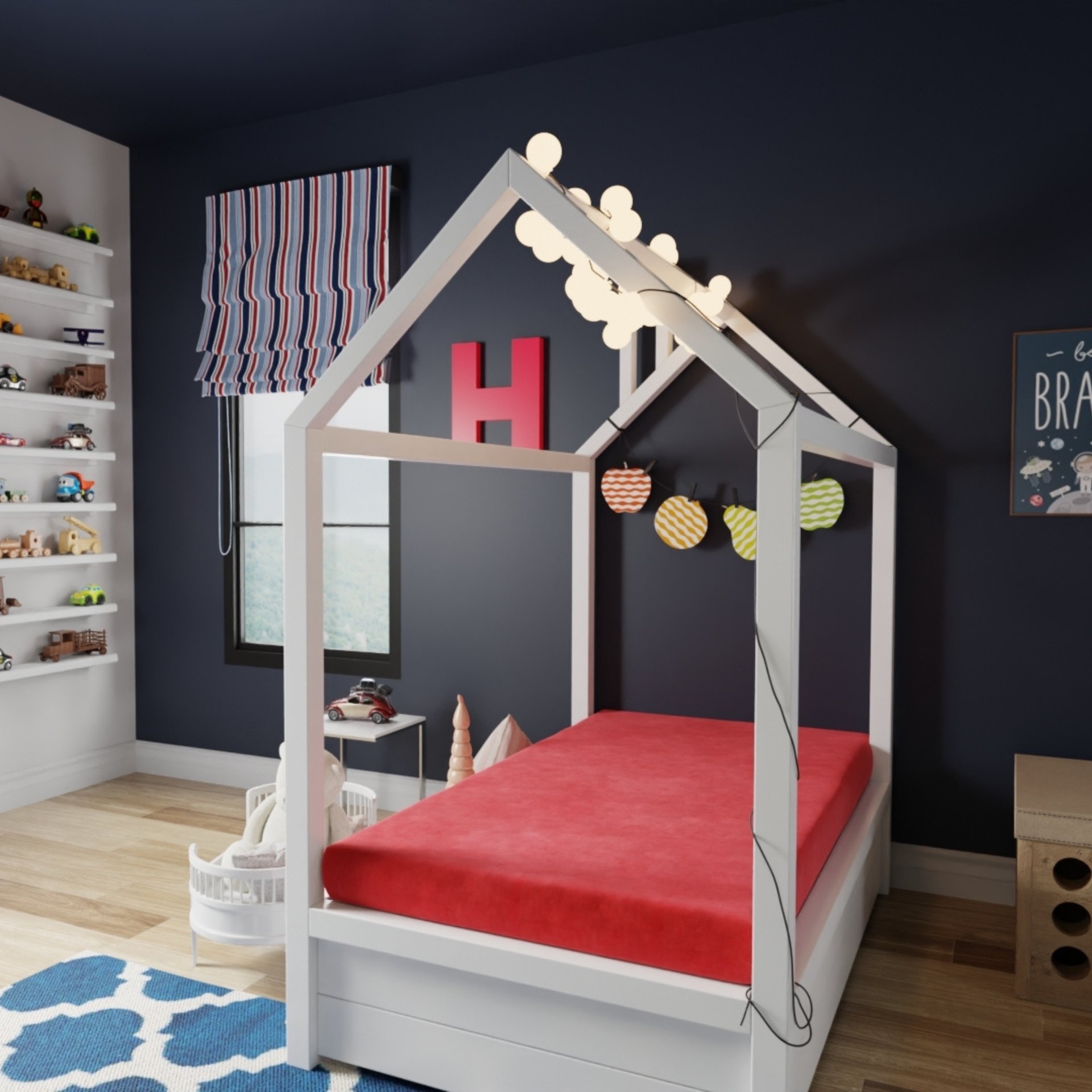 Kids Pedic - 5" Full Classic Comfort Mattress - Red - Image 8