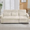 2 In 1, 3 Seater Sofa With Pull Out Bed And Reversible Recliner - Beige - Image 10