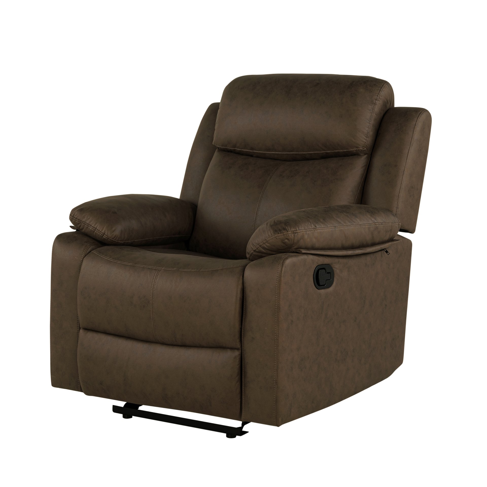 Brenda - Glider Recliner Chair With Manual Recline - Brown - Image 7