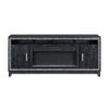 Almera - Fireplace With Adjustable Temperature And LED Options - Dark Gray - Image 5