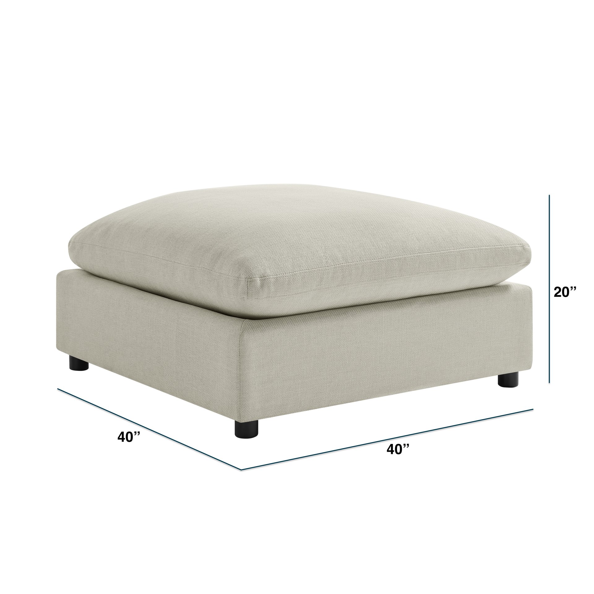 Cassandra - Modular 6 Piece Sectional - Beige - Image 9