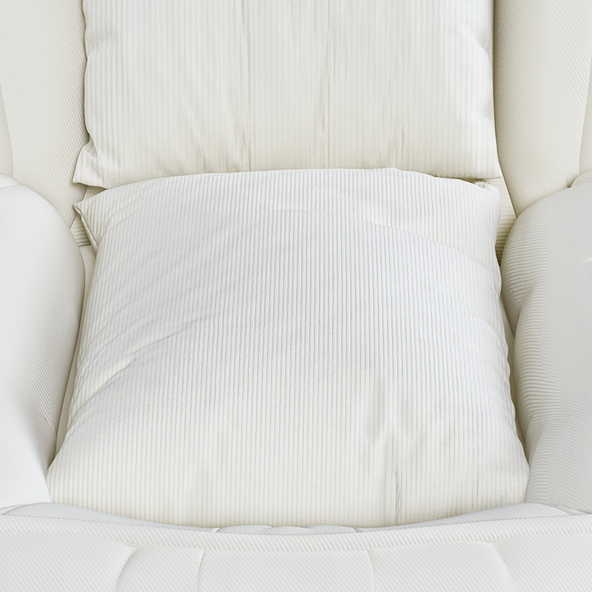 Human Dog Bed, Foldable Lazy Sofa Bed With 5 Adjustable Positions - Off White - Image 13