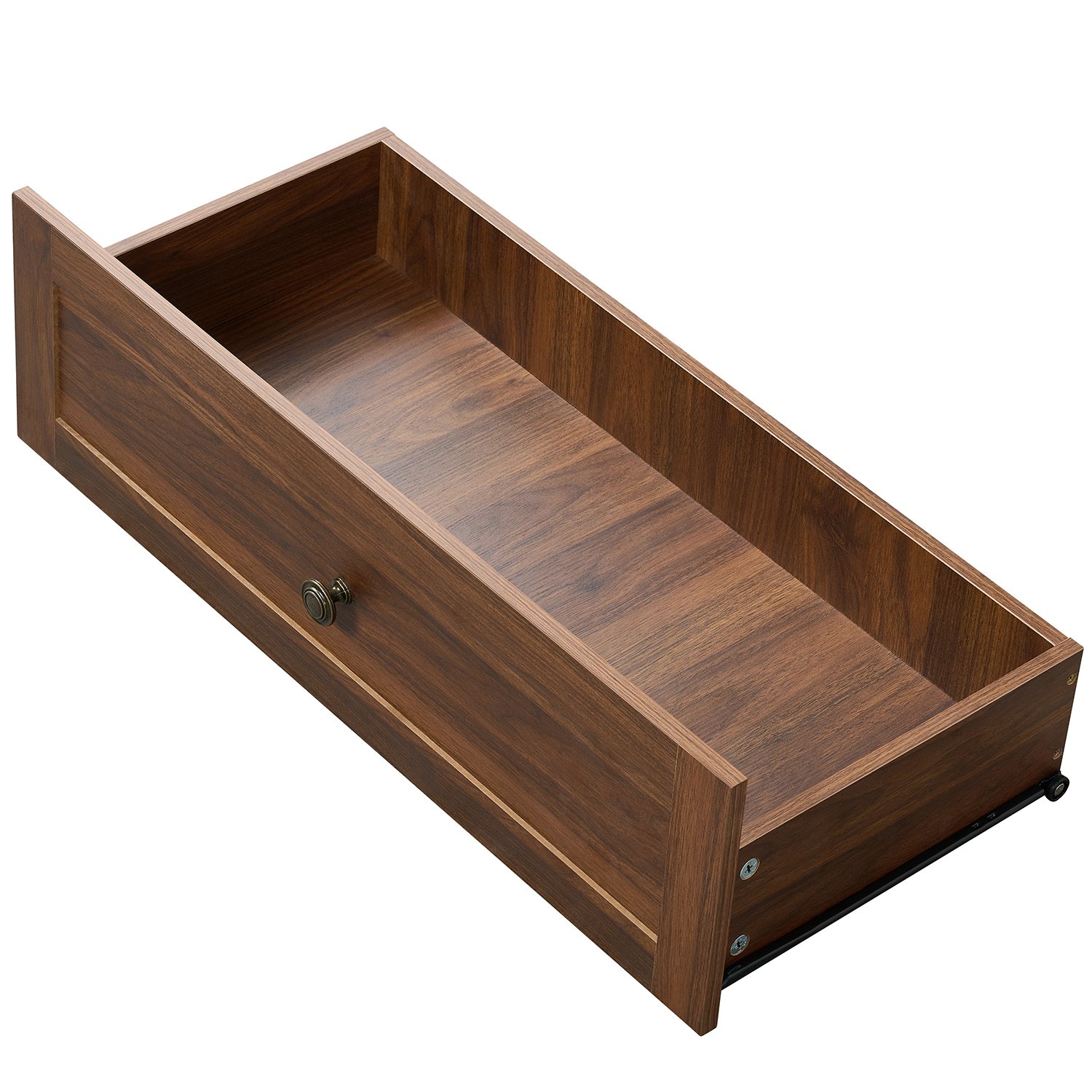 Retro Dome Cabinet With Large Storage Space, High Quality Materials - Walnut / Walnut Brown - Image 9