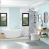 Rectangular Ceramic Vessel Bathroom Sink - White - Image 6