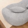 4 Seater Sofa With Chenille Fabric, 30D, 60 Hardness Full Sponge, 4 Pillow For Living Room, Home Furniture Sleeper Sectional Sofa For Apartment - Gray - Image 33
