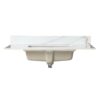Vanity Top, Sintered Stone - Carrara White With Veins - Image 11