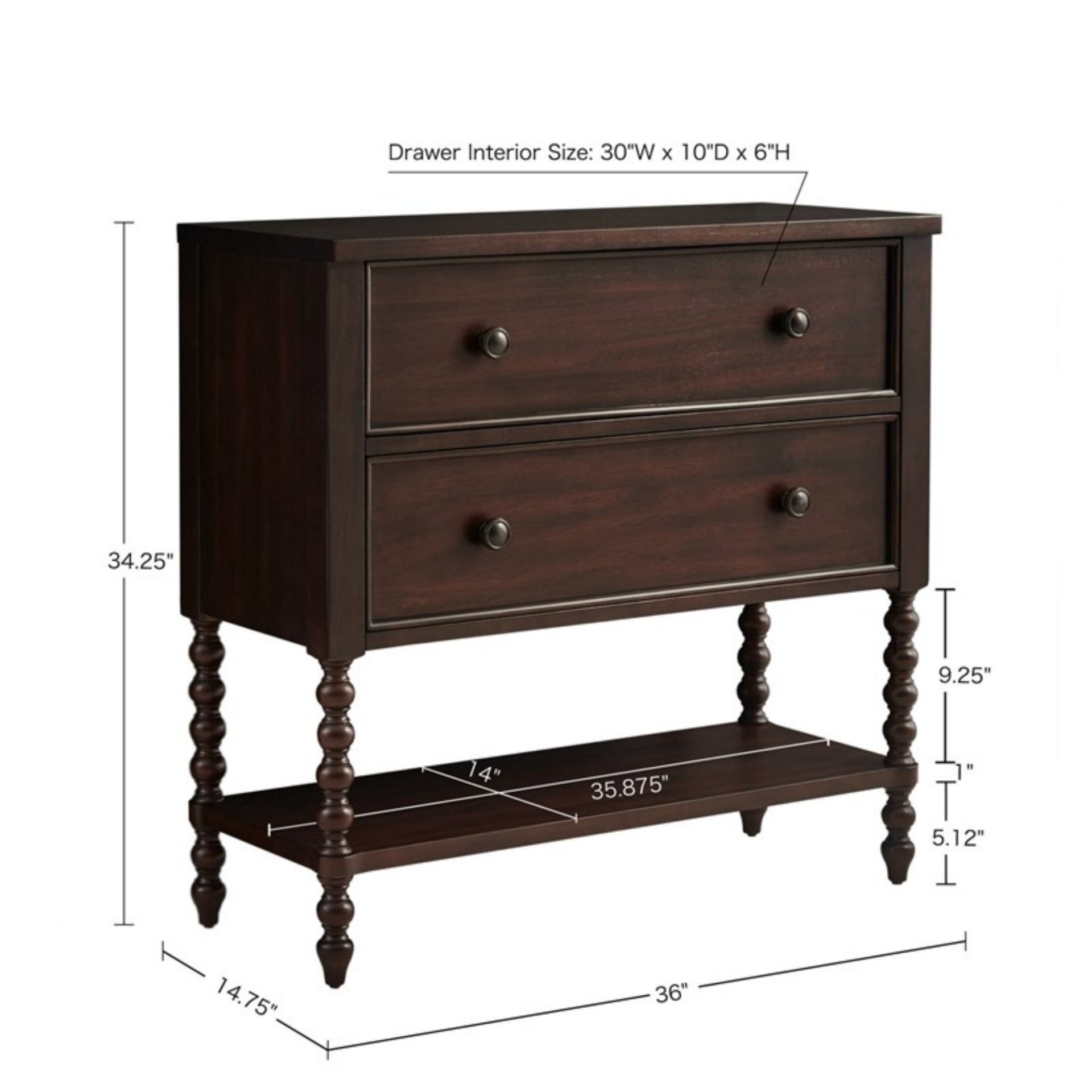 Beckett - Accent Chest With 2 Drawers - Morocco Brown - Image 3