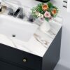 Vanity Top, Sintered Stone - Carrara White With Veins - Image 12