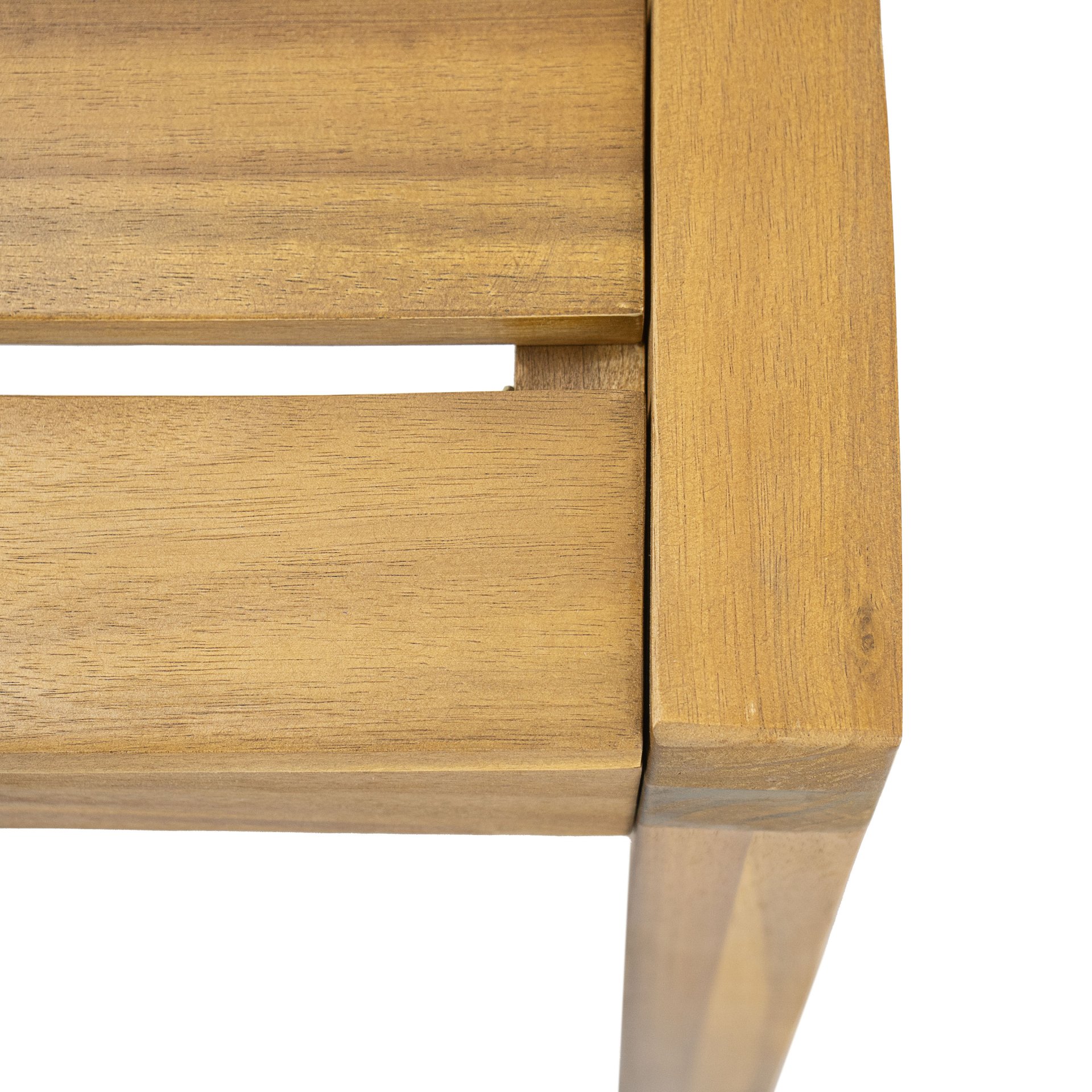 Outdoor Dining Side Chair (Set of 2) - Teak Finish - Image 10