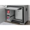 Adelaide - Nightstand With Cooler And Speaker - Grey / Black - Image 2