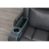 Blanca - Power Reclining Sofa And Loveseat With LED Lights, Power Headrest And Speakers - Charcoal - Image 6