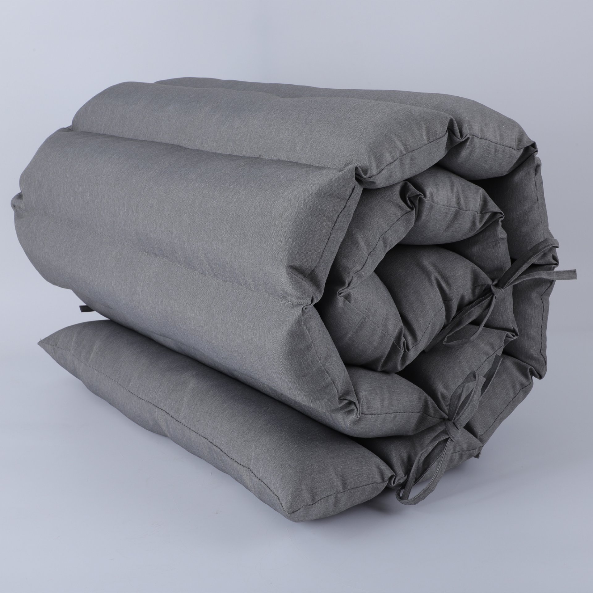 2 Piece Outdoor Chaise Lounge Cushion Set, Replacement Cushions For Patio - Gray - Image 9