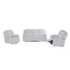 Blanche - Reclining Loveseat With LED Lights And Built In Speakers - White - Image 10
