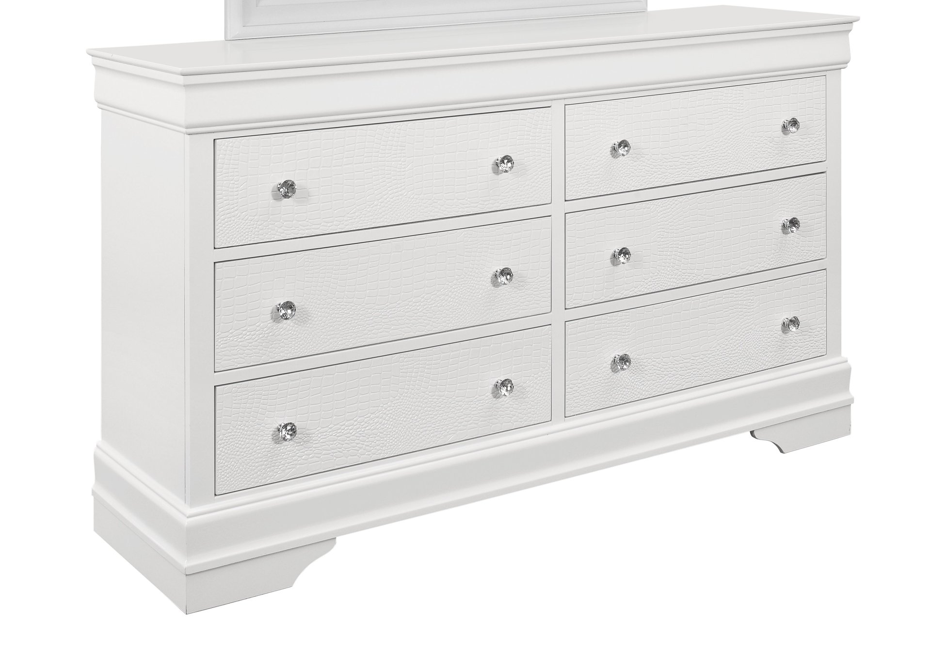 Shaker - Crocodile Metallic Dresser - White - Image 8