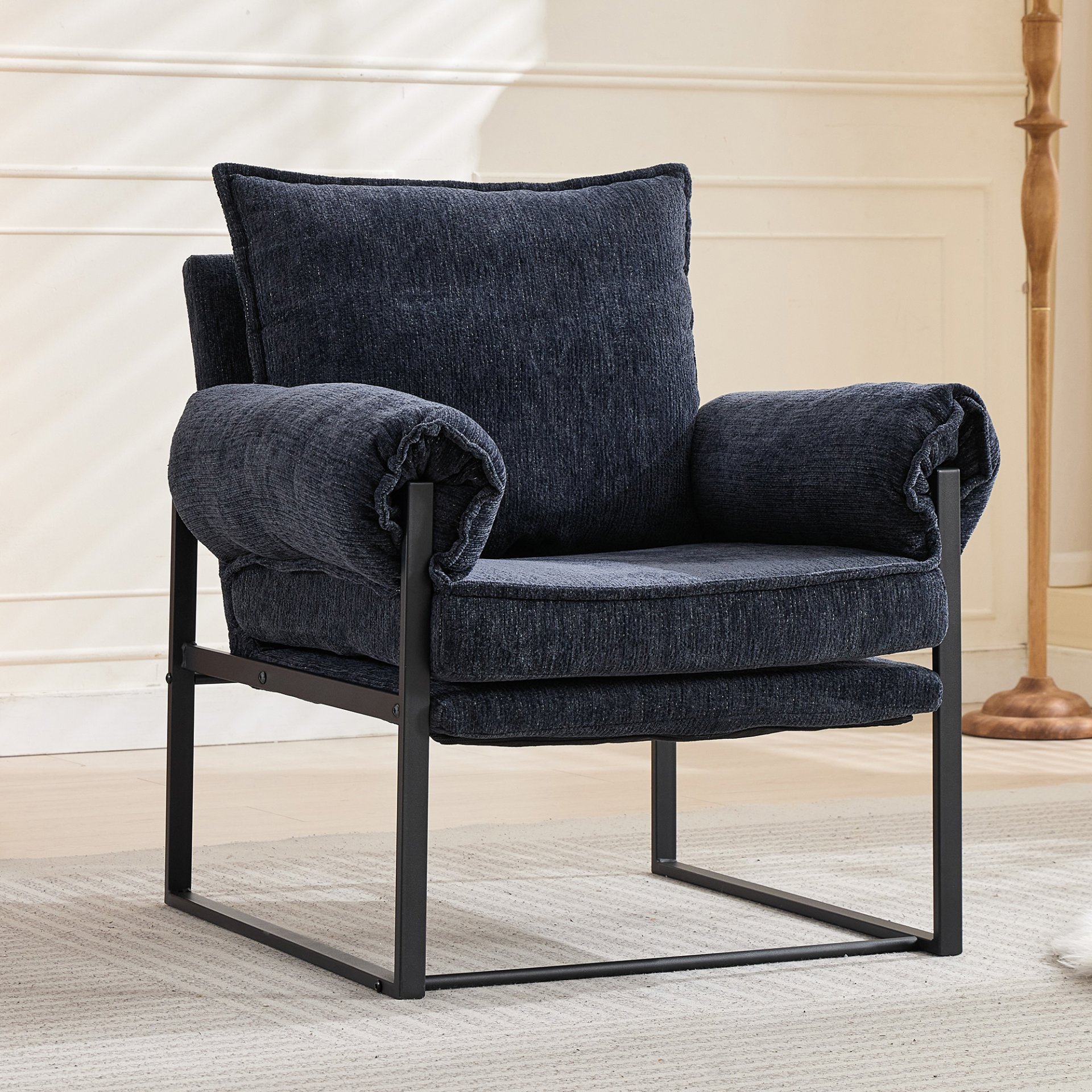 Adjustable Frame Sofa - Dark Blue - Image 2