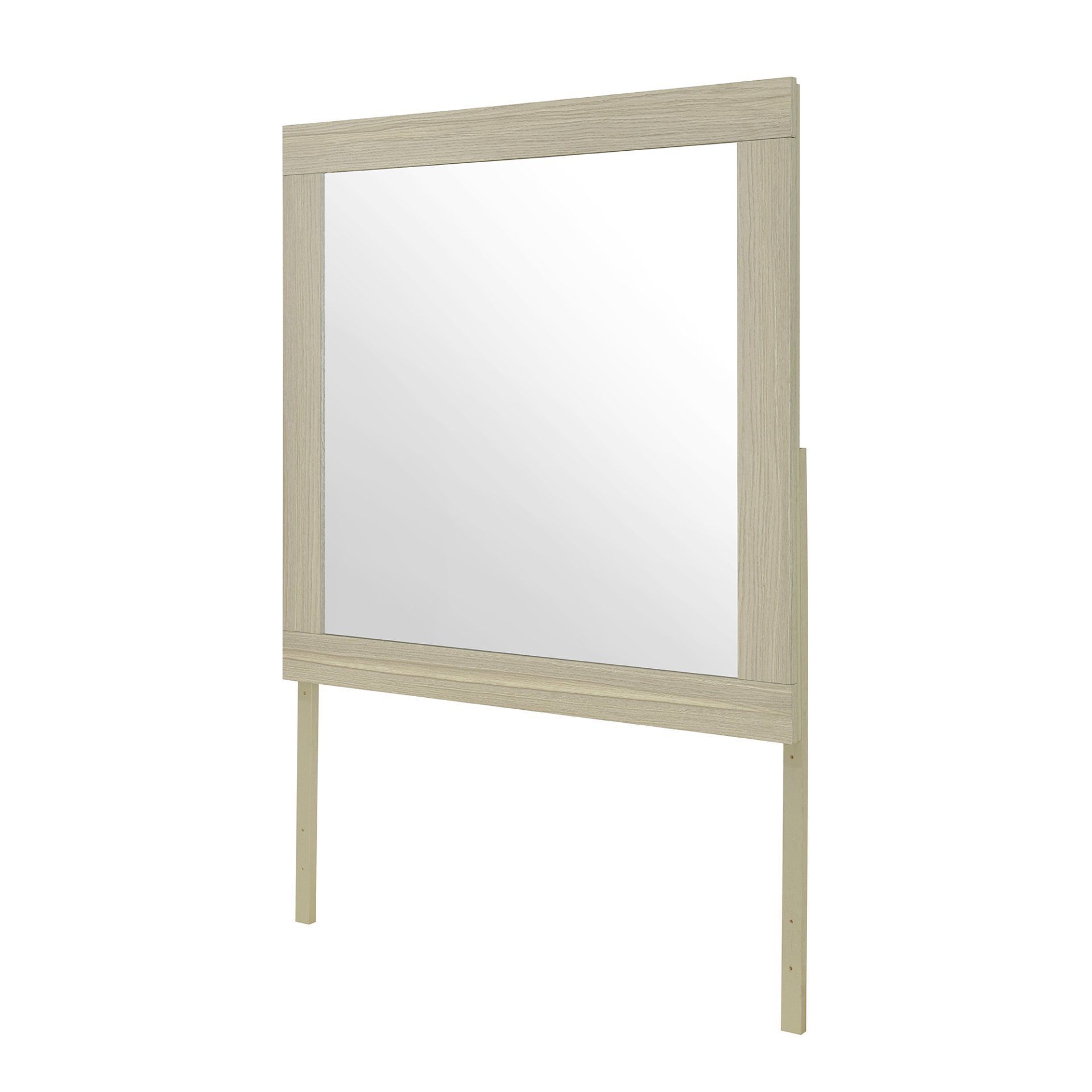 Elsa Mirror With Sleek Frame, Large Scale Mirror For Bedroom - Natural - Image 5