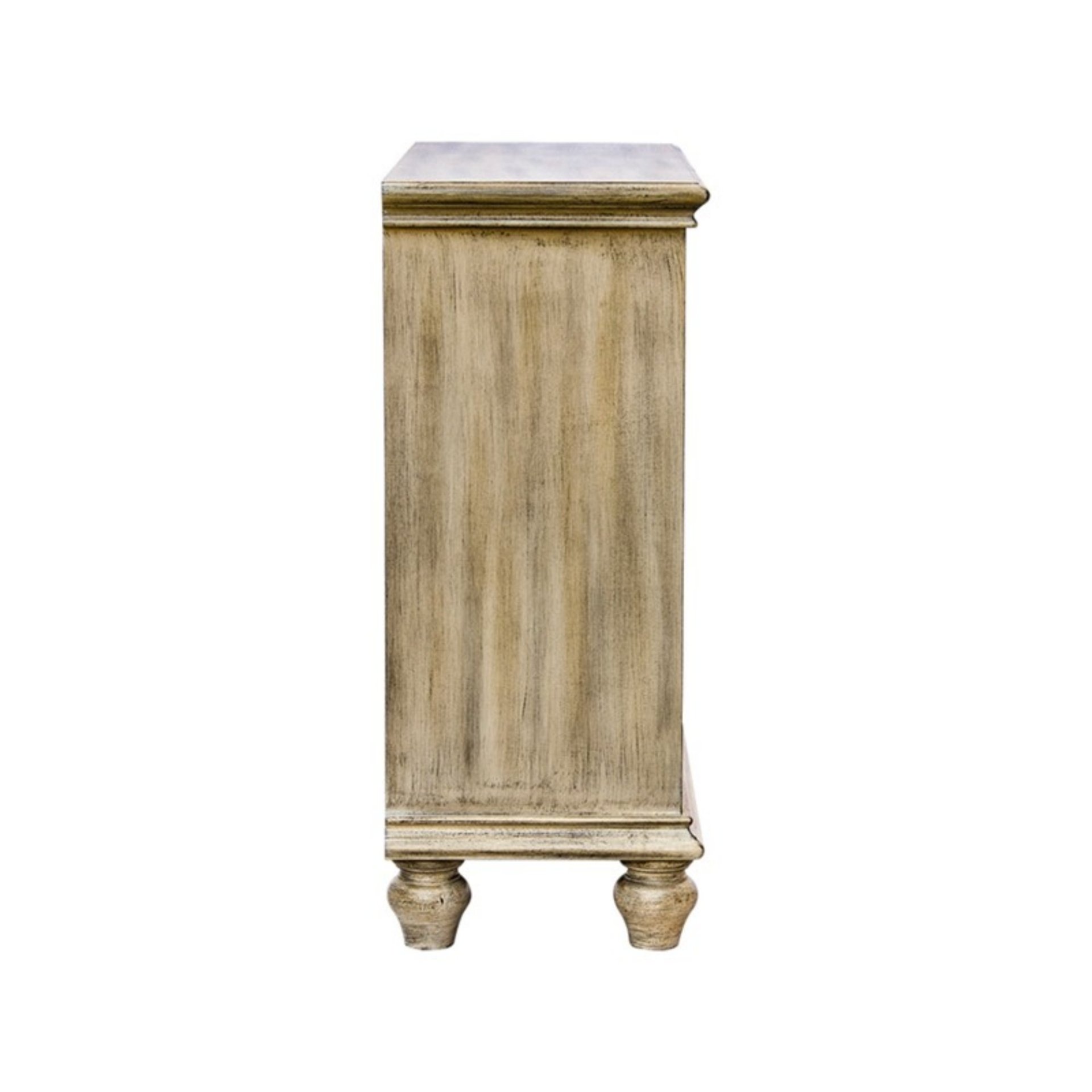 Driscoll - 2 Door Cabinet With Floral Design - Reclaimed Natural - Image 10