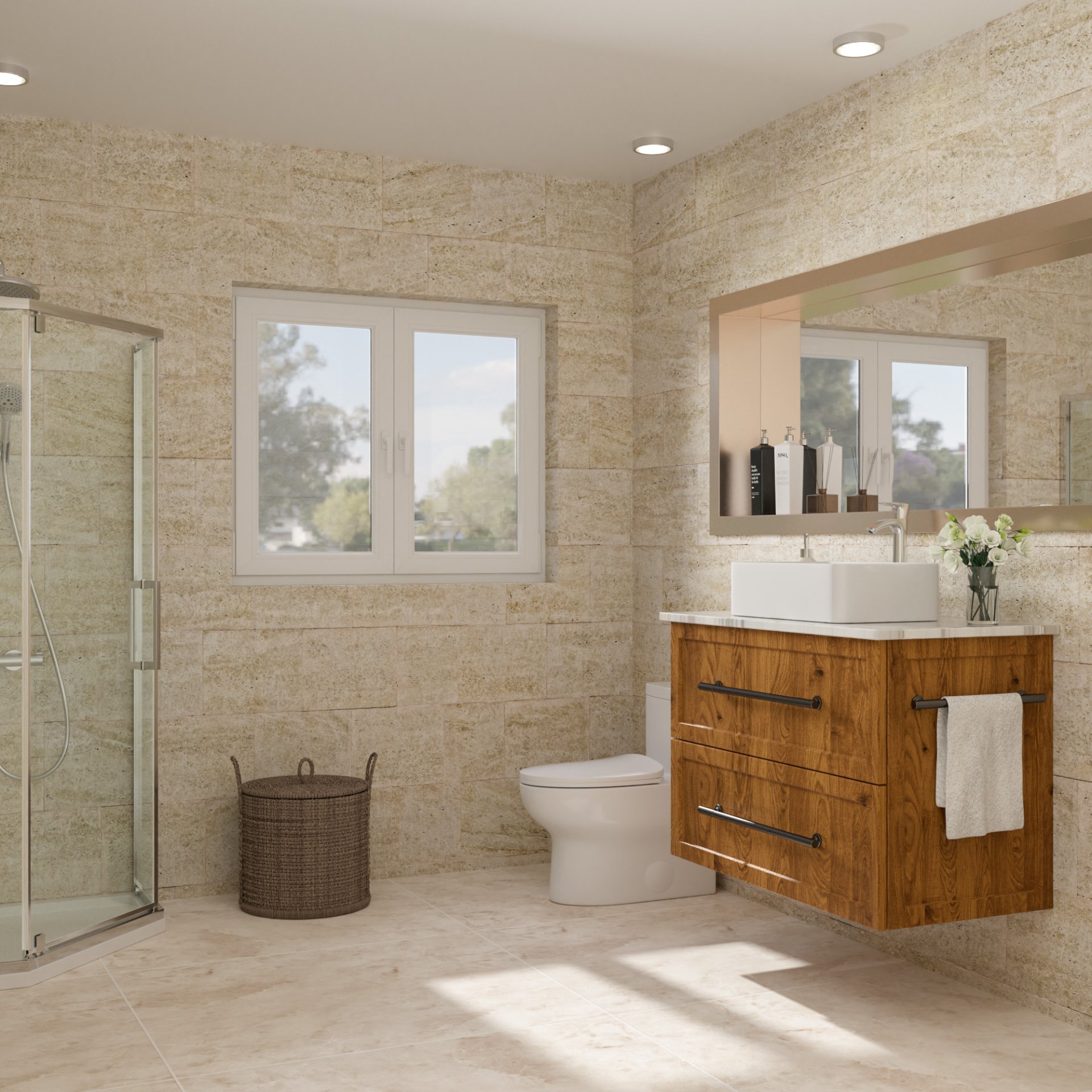 Modern European Design 21" X 14" Ceramic Rectangular Vessel Bathroom Sink - White - Image 5