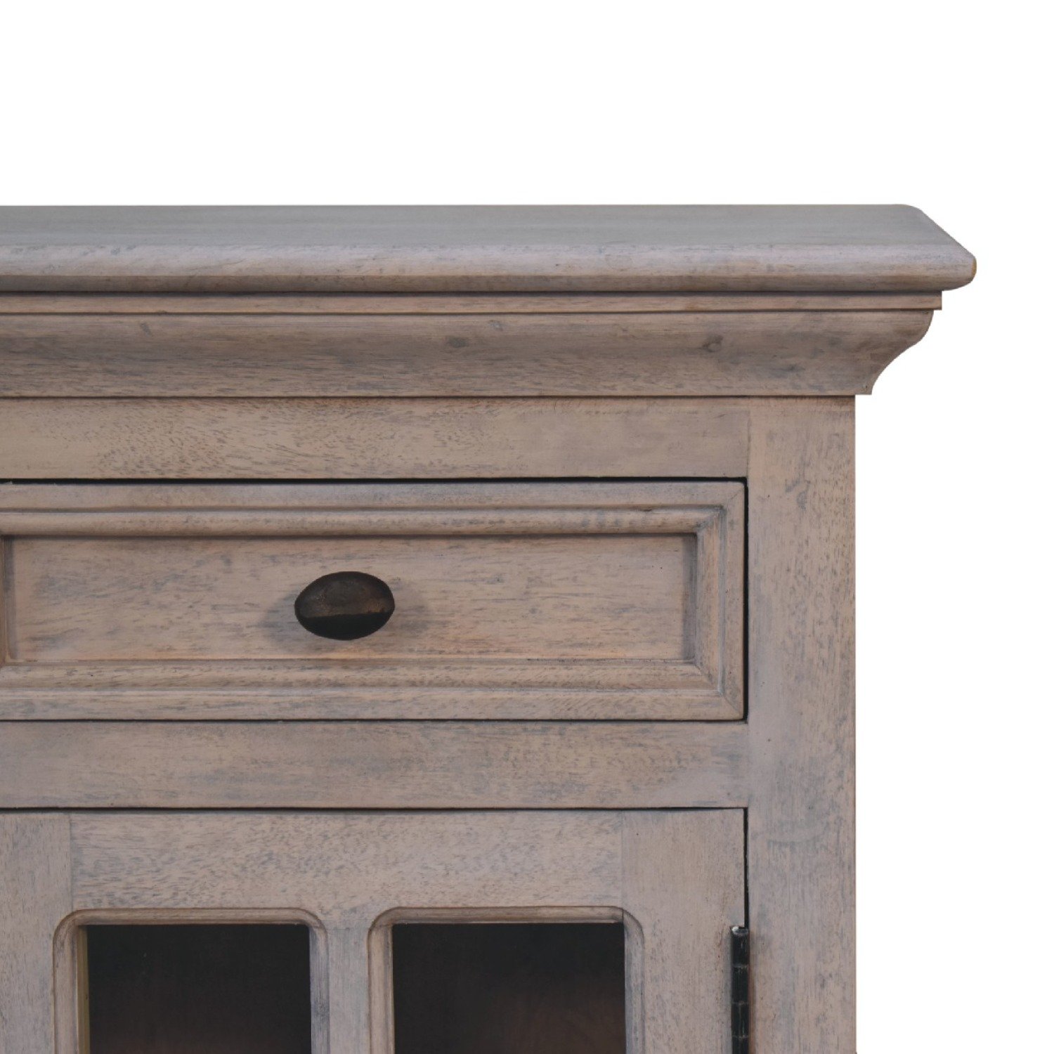 Glazed Bedside Table - Stone White - Image 6