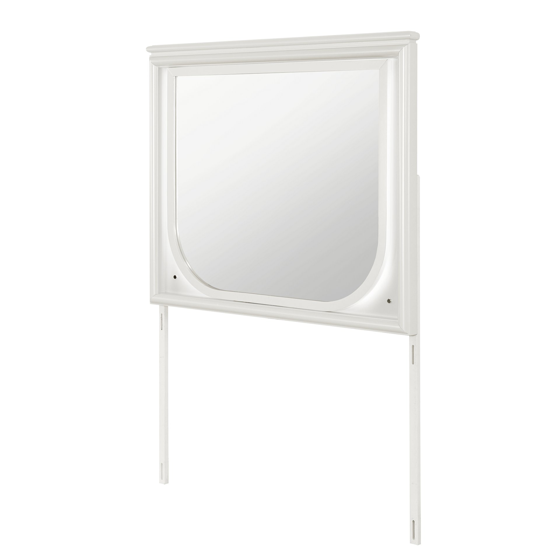 Uriuni - Large Scale Mirror With LED Light - Off White - Image 6