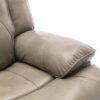 3 Seater Home Theater Recliner Manual Recliner Chair With A Led Light Strip Two Built-In Cup Holders For Living Room - Gray - Image 16