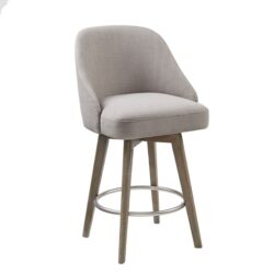 Pearce - Counter Stool With Swivel Seat - Gray