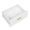 Modern 8 Drawer Dresser For Bedroom Ample Storage Wide Chest Of Drawers, Sturdy & Safe - White - Image 7