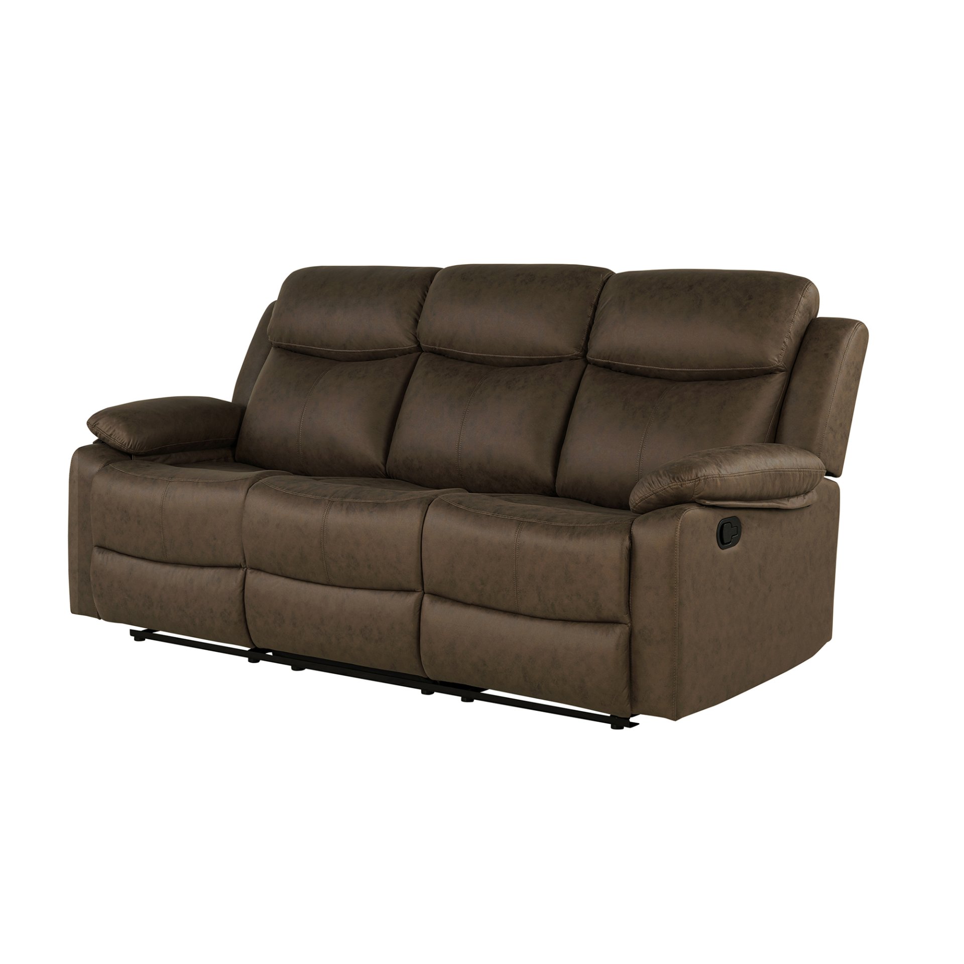 Brenda - Sofa Manual Recline Function - Brown - Image 7