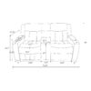 Blanca - Power Reclining Sofa And Loveseat With LED Lights, Power Headrest And Speakers - Charcoal - Image 5
