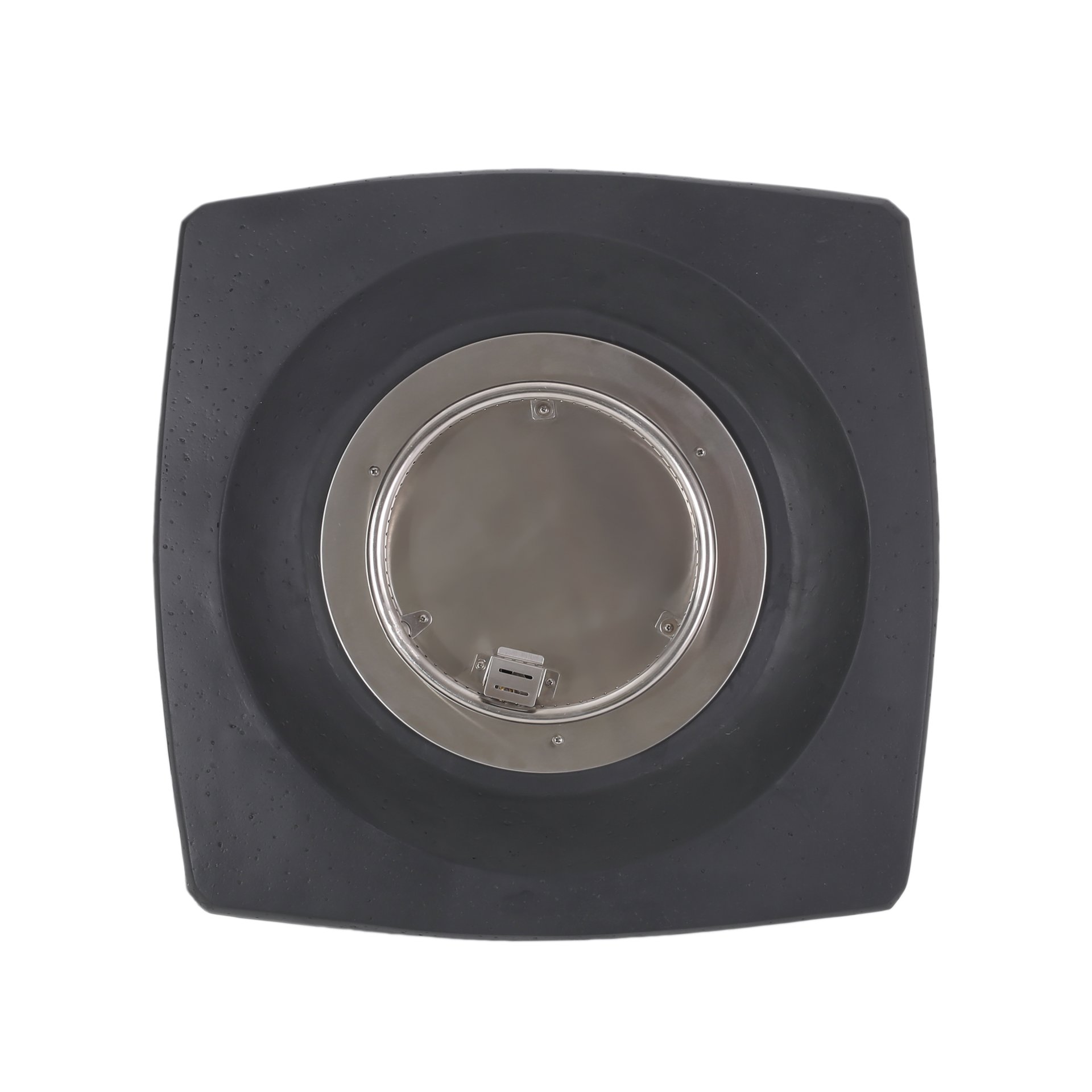 Outdoor Lightweight Concrete Square Fire Pit 40, 000 Btu With Built In Tank Storage - Dark Gray - Image 14