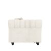 3 In 1 Pull Out Sofa Bed, Convertible Sleeper Sofa Bed, 3 Seater Sofa With Movable Ottoman - Beige - Image 24