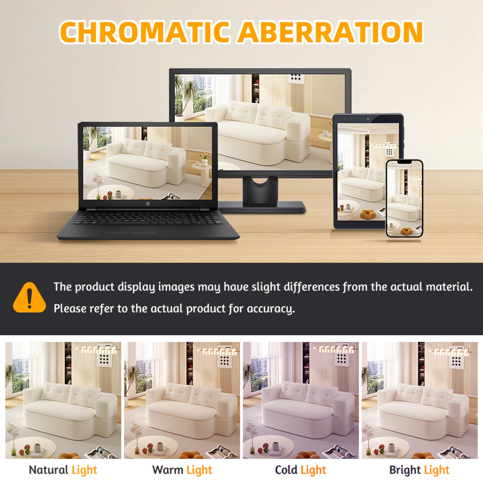 2 In 1 Foldable Sofa Plush Corduroy Sofa Convertible Floor Sofa Bed Deep Seating With Multi Functional Blanket Suitable For Living Rooms - Beige - Image 18