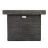 Anchorage - Wood Square Fire Pit 40, 000 Btu - Gray - Image 11