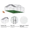 Outdoor Chicken Coop Large Space For Farm Use - Silver Gray - Image 4