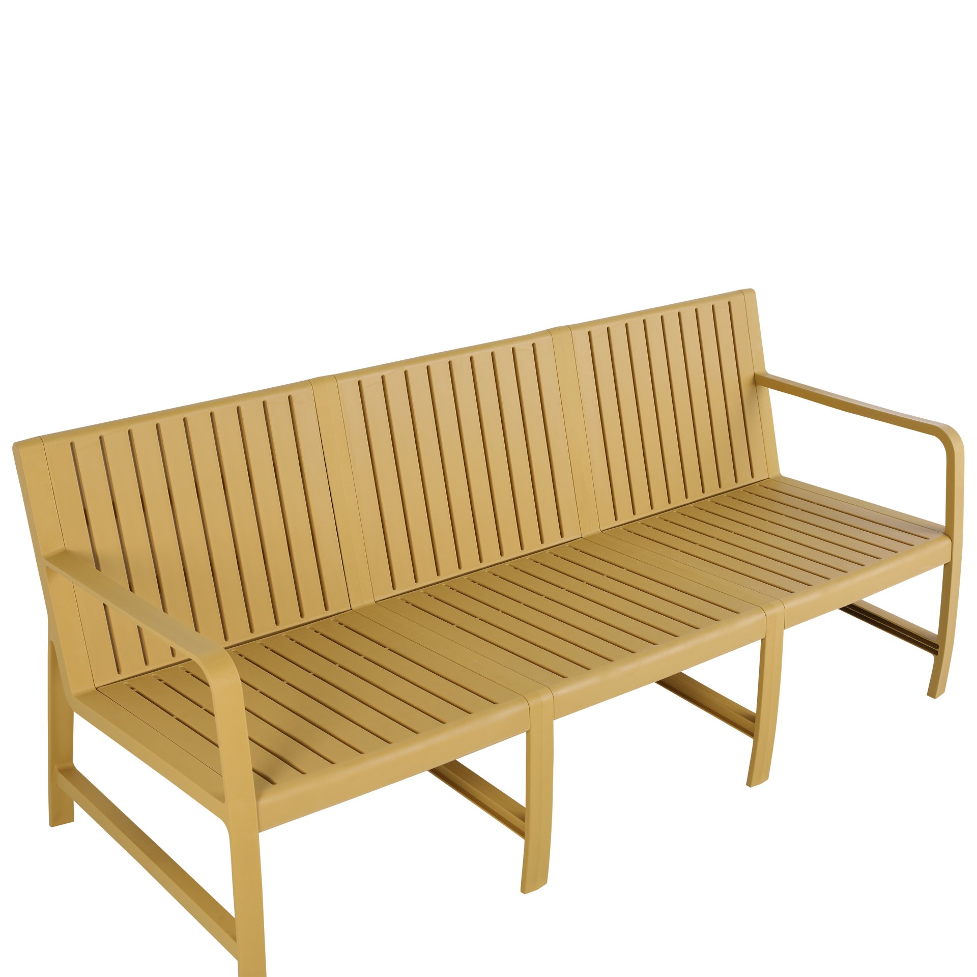 5 Piece Indoor / Outdoor Furniture Set 3 Seater Sofa, 2 Chairs And 2 Coffee Tables, Waterproof And Durable - Brick Yellow - Image 26