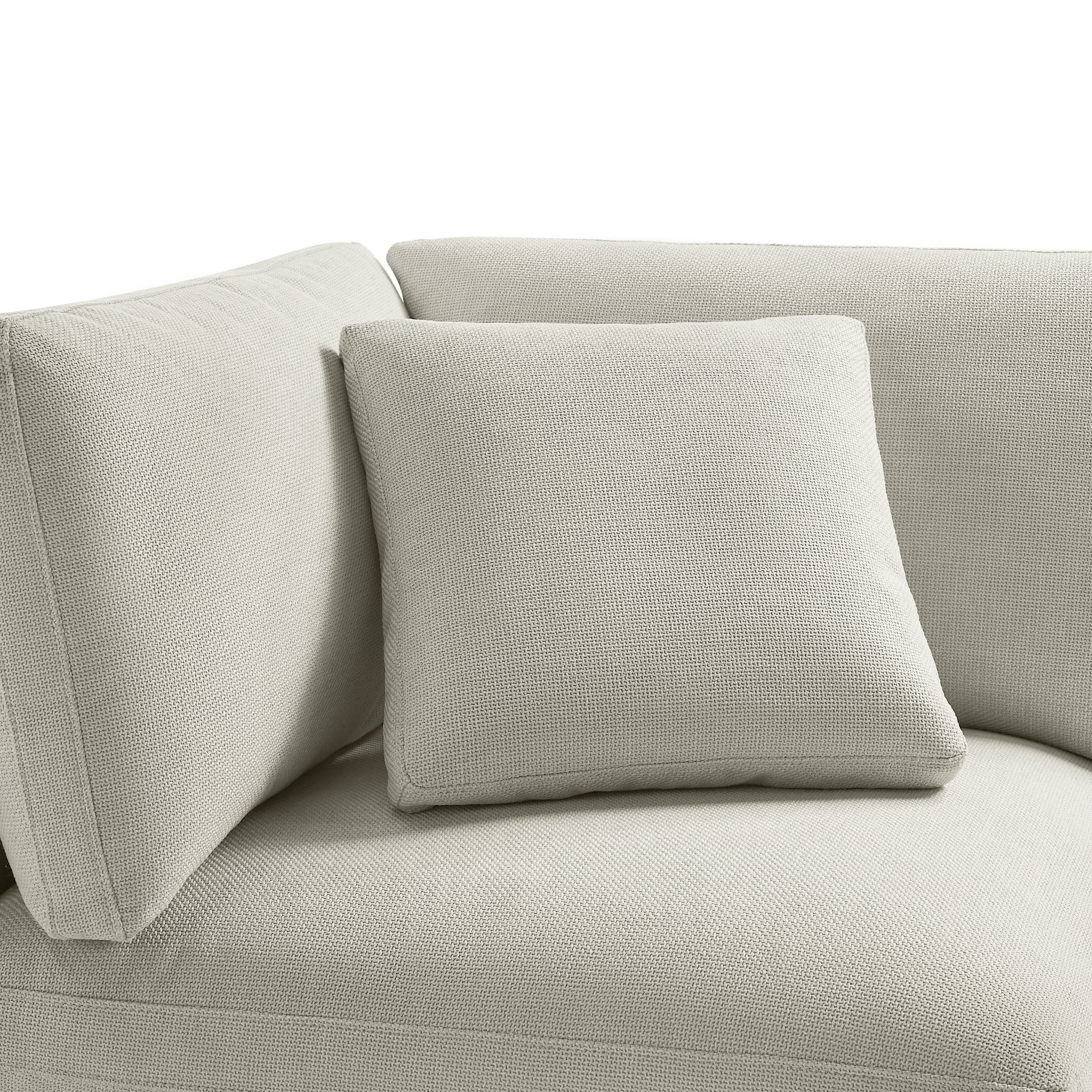 Cassandra - Corner Wedge Chair - Beige - Image 7