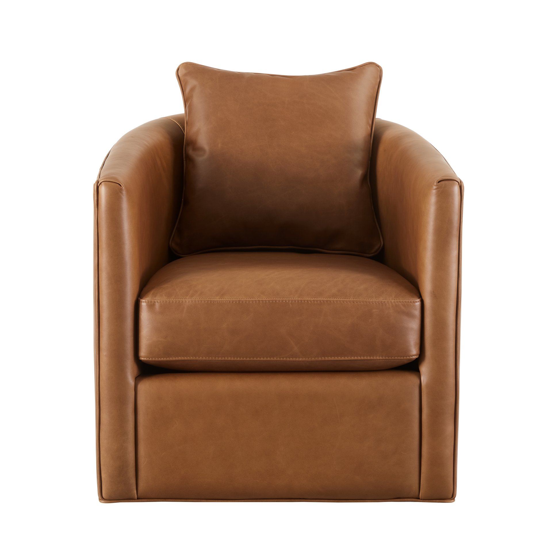 Jasmine - Swivel Accent Chair - Brown - Image 4